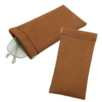 Sac de rangement pour lunettes de soleil gravé au laser personnalisé Pulsen, pochette de protection en cuir PU souple pour les voyages et les cadeaux