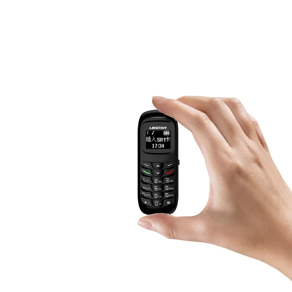 Worlds Smallest Phone 2 In 1 Super Mini Phone BM70 Headphone BT Dialer Cell Phone