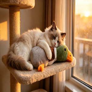 Jouet en peluche personnalisé en forme <span class=keywords><strong>de</strong></span> canard, canard en peluche personnalisé, jouet interactif durable pour chiens - Product Image 3