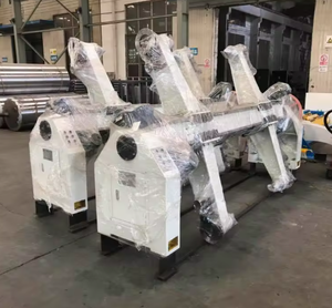 Ligne de production de boîtes en carton ondulé à grande vitesse, machine électrique de fabrication de boîtes en carton ondulé, support de rouleau - Product Image 2