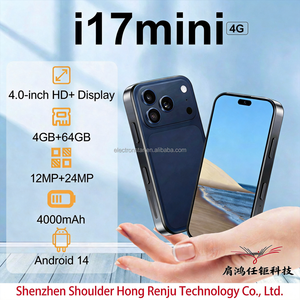 Teléfono I17 Mini 4+164G, 5.5 Pulgadas, Procesador Rápido, Batería <span class=keywords><strong>de</strong></span> Larga Duración, Smartphone Android 5G 2026 NUEVO, Smartphone Celular LTE, Gran Venta - Product Image 1