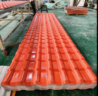 Tuile de toit en résine synthétique ASA PVC résistante aux intempéries et anticorrosion, panneau de toit en plastique coloré pour toit d'usine ou de villa