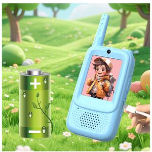Walkie Talkie de Juguete para Niños, Comunicación de Largo Alcance, Interfono Portátil, Transmisión Inalámbrica Wifi, Cámara HD - Product Image 6