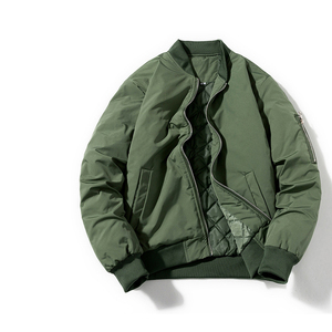 2023 moda nueva chaqueta Bomber de gran tamaño para hombre, chaqueta Bomber impermeable de alta calidad con estampado y bordado, chaqueta Bomber personalizada Wint - Product Image 3