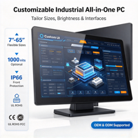 Moniteur tactile industriel Bestview OPEN FRAME, PC tout-en-un avec écran tactile Android IP65, RK3566 RK3568 RK3588