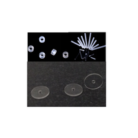 100 pièces/sac, sphères de rubis synthétiques de 2,5 mm, 3 mm, 4 mm, 6 mm