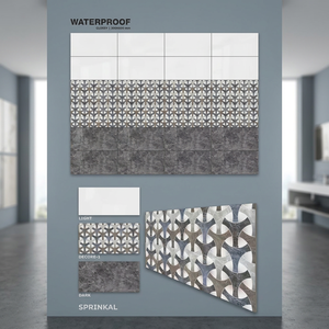 Nouvelle Vente Chaude : Carrelage Mural Céramique Marron Ravigo 12x24 30x60cm, Finition Super Brillante à Glaçure Numérique, Idéal Salle de Bain et Couloir Moderne - Product Image 5