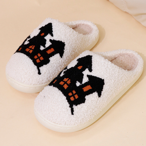 Wholesale New Materials TPR Sole Women's Summer for Slippers Halloween Plush Personalized Design Lower Price - Product Image 2