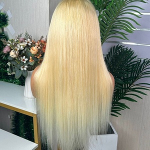 วิกผมสีบลอนด์ 13x4 ผมแท้ 100% พร้อมเชือกผูกผมด้านหน้าแบบลูกไม้ขนาด 13x4 - Product Image 3