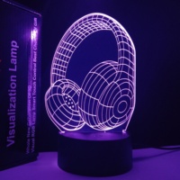 Lampe 3D certifiée CE Rohs, lampe 3D en forme de Tour Eiffel, lampe 3D durable, économie d'énergie, lampe 3D chaton, veilleuse de dessin animé