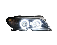 Nouvel ensemble de phares pour Série 3 E46 04-06 12V LED Haute luminosité 4000K Feux de jour 4500LMN 65W