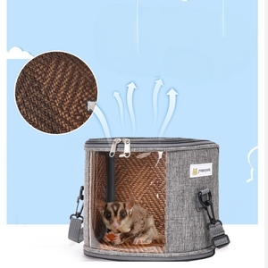 Crossbody nefes yaz gezi kuş yürüyüş cilt şakayık kafes taşınabilir paket yolu plastik kutu için şeker planör bezi çanta Oxford - Product Image 3