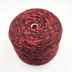 New design slub yarn 2.9NM/1 45%acrylic 30%nylon 25%wool blended dyed for knitting or hand knitting yarn