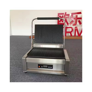 Machine à Panini Professionnelle Grande Taille avec Contrôle Électronique de la Température et <span class=keywords><strong>Plaque</strong></span> Antiadhésive - Product Image 3