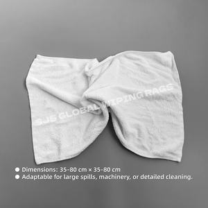 Trapos de Algodón Blanco Mixto, Trapos de Toalla Blancos, Trapos Industriales para Limpieza, Trapos 100% Algodón para Limpieza - Product Image 3