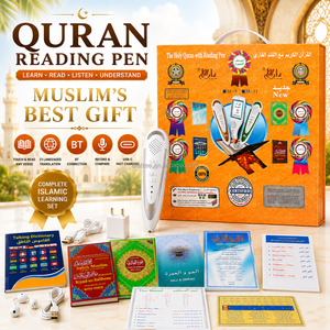 Corán <span class=keywords><strong>Sagrado</strong></span> Tajwiid Personalizado M9 con Impresión en Color Dorado, Traducción al Inglés, Lápiz de Lectura Electrónico, <span class=keywords><strong>Libro</strong></span> Electrónico del Corán en Ruso - Product Image 2
