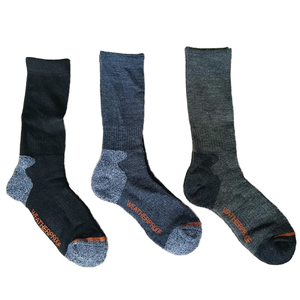 Outdoor Autumn Winter Ladies Crew Thick Warm Knitted Custom Design Ski Hiking Anti-Bacterial Breathable Wool <b>Socks</b> men - Product Image 1