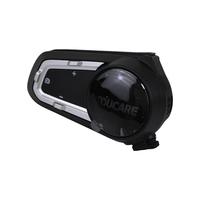 Nouveau design, casque Bluetooth pour moto à double puce, interphone de groupe pour 8 motards, portée de 1200 m, radio FM, appairage universel