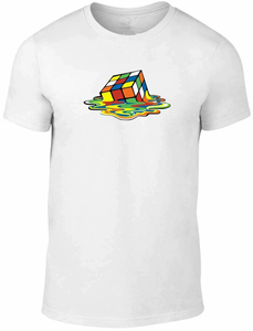 Fusión Rubik-camisetas con diseño de cubo para hombre, camisas de manga corta hechas a medida, el mejor diseño, fabricante - Product Image 5