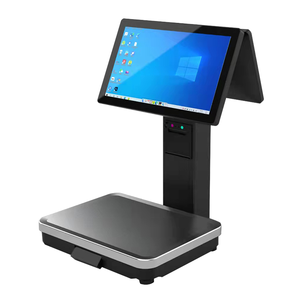 长飞人工智能识别电容式触摸屏秤，带视窗操作系统和无线网络6/蓝牙5.2，用于水果商店<span class=keywords><strong>POS</strong></span>库存状态 - Product Image 1