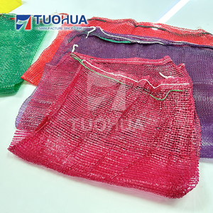 Lưới hành tây túi, tái sử dụng dây rút tươi sản phẩm lưu trữ túi cho hành tây, rau, khoai tây, cam quýt, Crawfish củi - Product Image 2