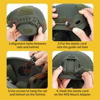 Nouveau rail tactique MICH2000, accessoires pour casque, équipement de protection CS, nylon, version haut de gamme, rail ARC