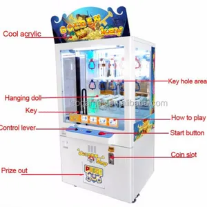 Guter Preis Key Master Prize Arcade-Spiel Push Toy Claw Crane Game Machine