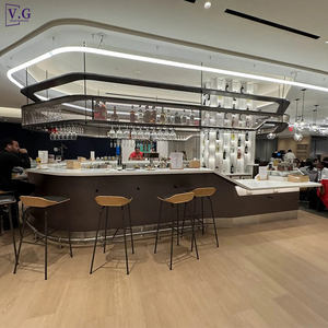 Ensemble <span class=keywords><strong>de</strong></span> comptoirs <span class=keywords><strong>de</strong></span> bar modernes <span class=keywords><strong>de</strong></span> haute qualité, sur mesure, <span class=keywords><strong>de</strong></span> forme ovale et <span class=keywords><strong>de</strong></span> grande taille, pour <span class=keywords><strong>la</strong></span> restauration et l'hôtellerie, pour <span class=keywords><strong>le</strong></span> service <span class=keywords><strong>de</strong></span> nourriture et <span class=keywords><strong>de</strong></span> boissons - Product Image 2