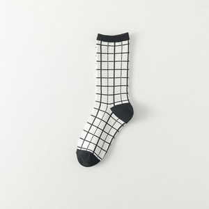 Women Striped Cotton <b>Socks</b> Spring Autumn Thin Casual Sports <b>Socks</b> Versatile College Style Mid Tube Trendy <b>Socks</b> - Product Image 6
