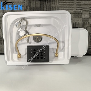 KISEN Moderne Bac de lavage portable pour spa capillaire et lit de shampoing avec circulation d'eau pour la maison, la salle de sport, la salle de bain et les salons de coiffure mobiles - Product Image 3