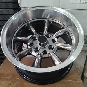 Nhà máy tùy chỉnh 13 inch 8 lỗ hợp kim đúc B/LP sâu món ăn bánh xe vành PCD 100 / 1143 trong kho hợp kim xe buýt bánh xe trung tâm xe buýt chở khách - Product Image 2