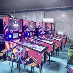 Entretenimiento familiar Máquina de <span class=keywords><strong>pinball</strong></span> 96 que funciona con monedas <span class=keywords><strong>Pinball</strong></span> virtual de 32 pulgadas 1100 Barra de juego <span class=keywords><strong>gratis</strong></span> Sala de billar Material metálico - Product Image 5