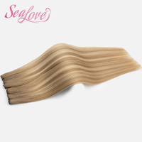 Extensions de cheveux humains Remy 100% Premium Genius Weft - Ultra-fines et sans couture pour salons professionnels européens (vente en gros)