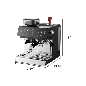 Macchina Professionale per <span class=keywords><strong>Caffè</strong></span> Espresso Semi-Automatica |   1350W Alta Potenza |   20 Bar di Pressione |   Controllo della Temperatura PID con Schermo Touch - Product Image 2