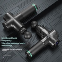 Pistolet de massage électrique exclusif du fabricant pour le fitness corporel complet, 5 têtes de massage, fonction musicale, vibration réglable