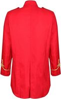 Herren Parade Jacke Marching Band Schlagzeuger Gothic Schwanz mantel Honor Guard Performance Uniform