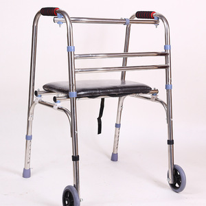 Detachable and foldable walking aid, postoperative rehabilitation hand-pushed wheeled walking aid, four-legged walking aid for - Product Image 3