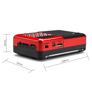 Carte tf USB Portable, émetteur d'affichage <span class=keywords><strong>Fm</strong></span> Led, Radio numérique Portable - Product Image 3