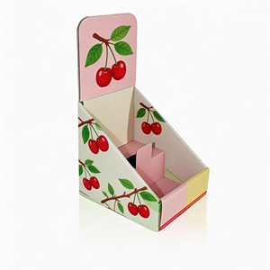 Exhibidor de Cartón Ecológico Moderno Personalizado para Dulces, Chocolates y Artículos de Regalo - Soporte Multifuncional para Mostrador - Product Image 1