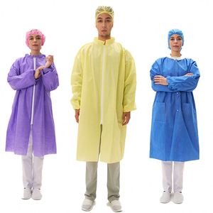 High Quality White Disposable Lab <b>Coat</b> - Product Image 2