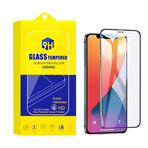 XOWO Protectores de Pantalla de Vidrio Templado Irrompible y Películas <span class=keywords><strong>para</strong></span> iPhone 14 13 12 11, Película de Vidrio 3D <span class=keywords><strong>para</strong></span> Teléfono Móvil - Product Image 1