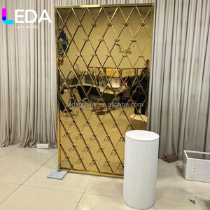 LEDA Exquisitas Decoraciones para Bodas, Candelabros de Pared para Eventos, Soporte para Velas, Fondo Decorativo - Product Image 2