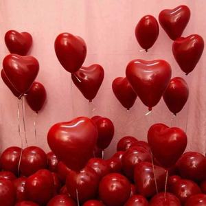 Wedding Valentine's Day Mother's Day Banquet Decoration Double <b>Balloon</b> 12 Inch <b>Heart</b> Love Pomegranate Red Latex <b>Balloon</b> - Product Image 4