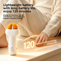 Masseur Électrique Portable Rechargeable pour Épaules, Cou et Mains, avec Fonction de Pétrissage et d'Acupression, Mini Appareil de Massage des Points d'Acupression