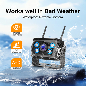Cámara de Reversa Inalámbrica de 9 Pulgadas, Asistencia de Reversa para Automóvil, Cámara de Reversa Inalámbrica de 720P con Visión Nocturna, Cámara de Visión Trasera para Camiones - Product Image 6