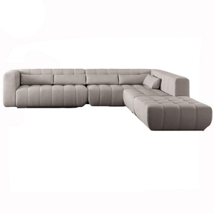 Sofá Seccional de esquina creativo Beige Nórdico - Product Image 1