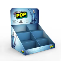 Présentoir publicitaire en carton pour produits, unité de présentation de comptoir, petite boîte de présentation de table