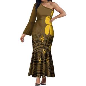 <span class=keywords><strong>Abito</strong></span> da donna elegante da donna a coda di pesce con temperamento polinesiano personalizzato Samoa - Product Image 2