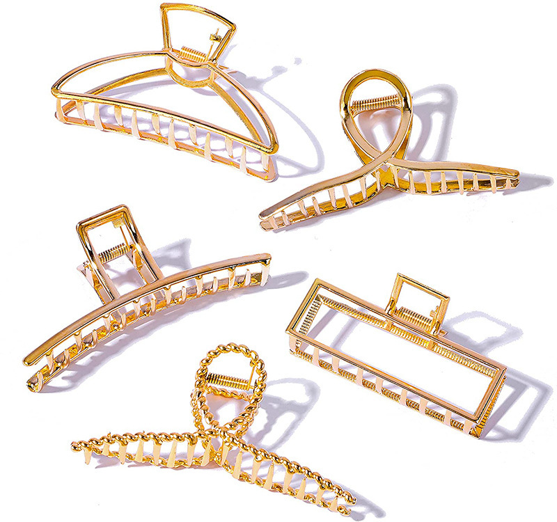 10,2 см корейский элегантный темпераментный изысканный захват для волос из уксусной кислоты вертикальный зажим для конского хвоста заколка для волос