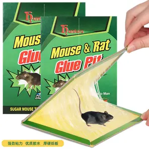 Venta al por mayor eficaz fuerte adherencia Mouse Killer Plus tamaño Control de plagas rata Glueboard equipo
